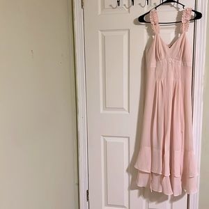 Nanette Lepore sleeveless sheer dress for women with built in lining. Size 2